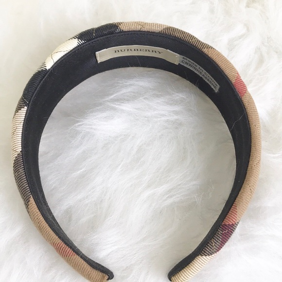 ❌SOLD!❌ Burberry Check Quilted Head-Band - Picture 4 of 4